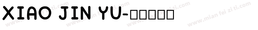 XIAO JIN YU字体转换